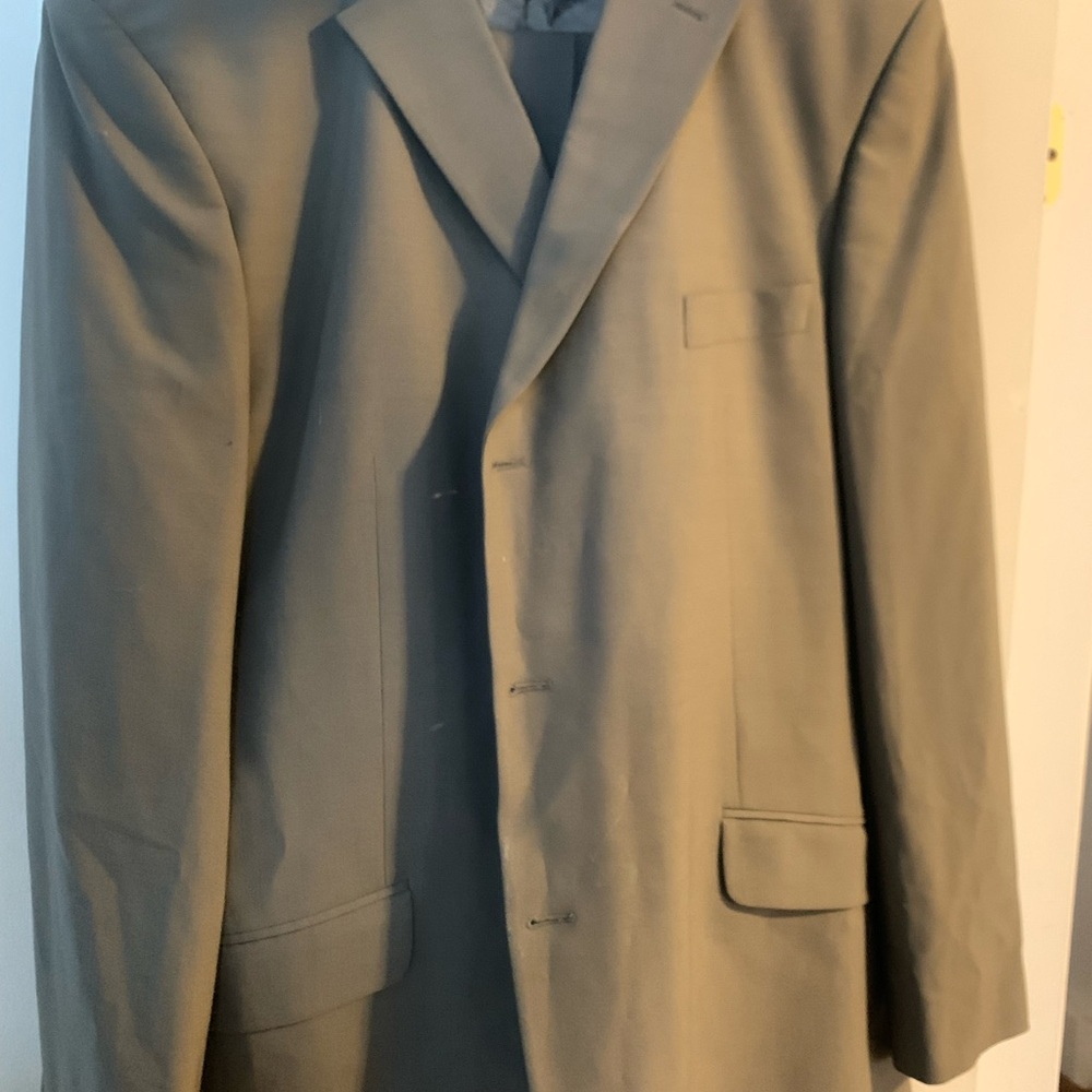 Balmain Suit Gray Sport Coat Classic Cut